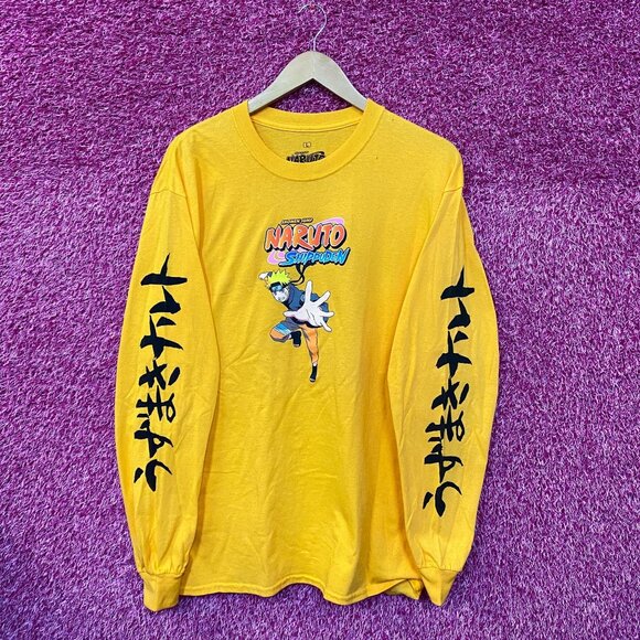 Naruto Uzumaki Shonen Jump Naruto Shippuden Long Sleeve L - Picture 1 of 5